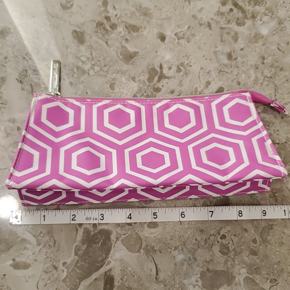 [NWOT] Prescriptives Geometric Cosmetic Bag